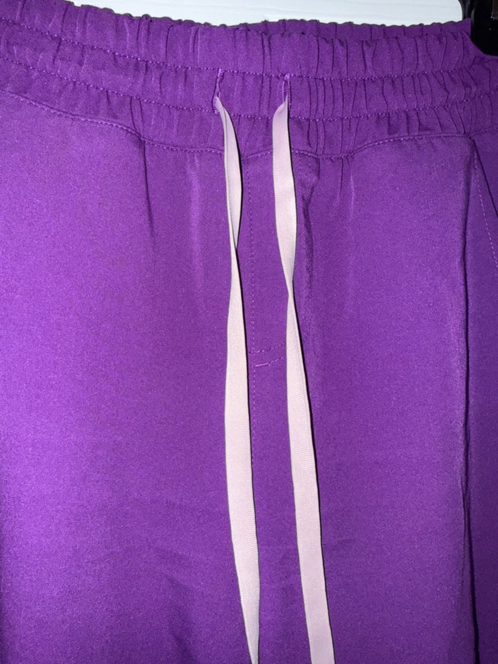 Figs Vibrant Purple V-Neck Scrub Top & Jogger Set - Picture 3 of 13